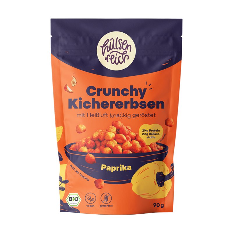 Bio Crunchy Kichererbsen Paprika