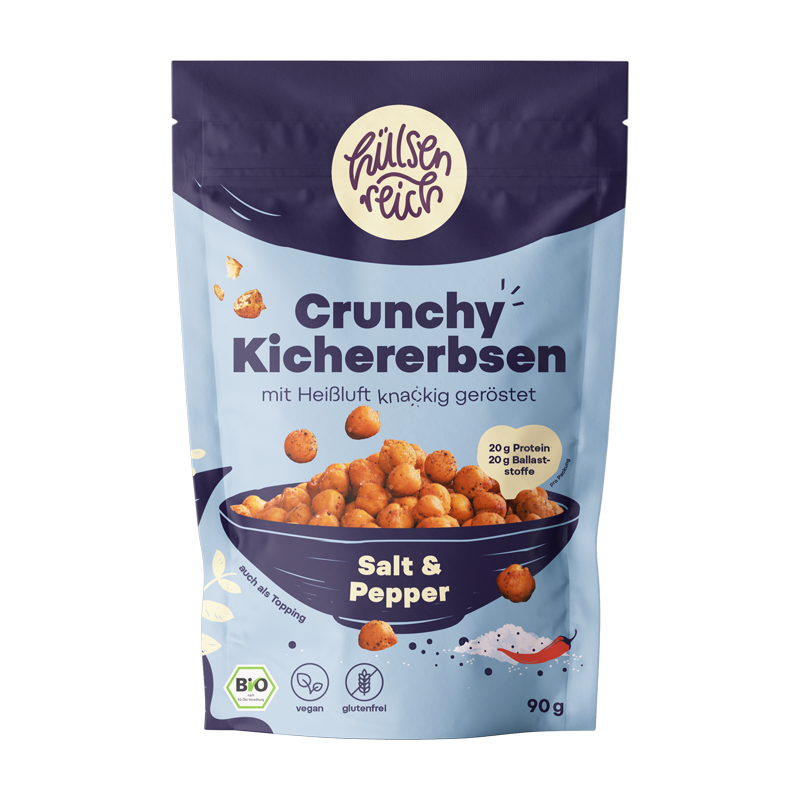 Bio Crunchy Kichererbsen Salt & Pepper