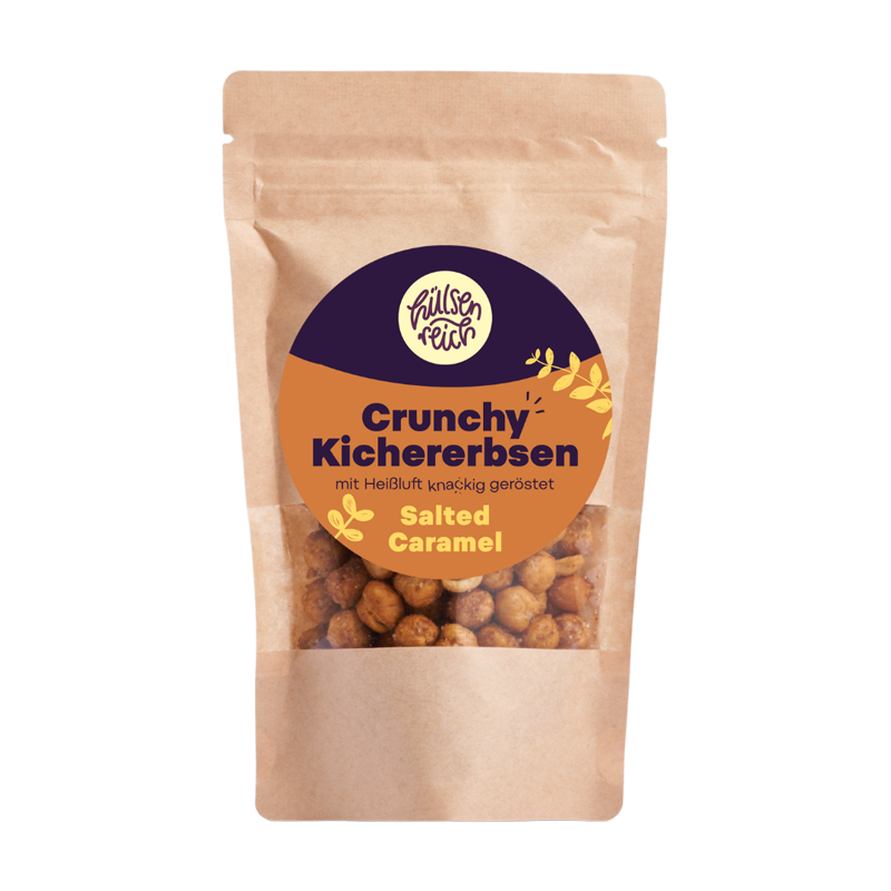 Bio Crunchy Kichererbsen Salted Caramel